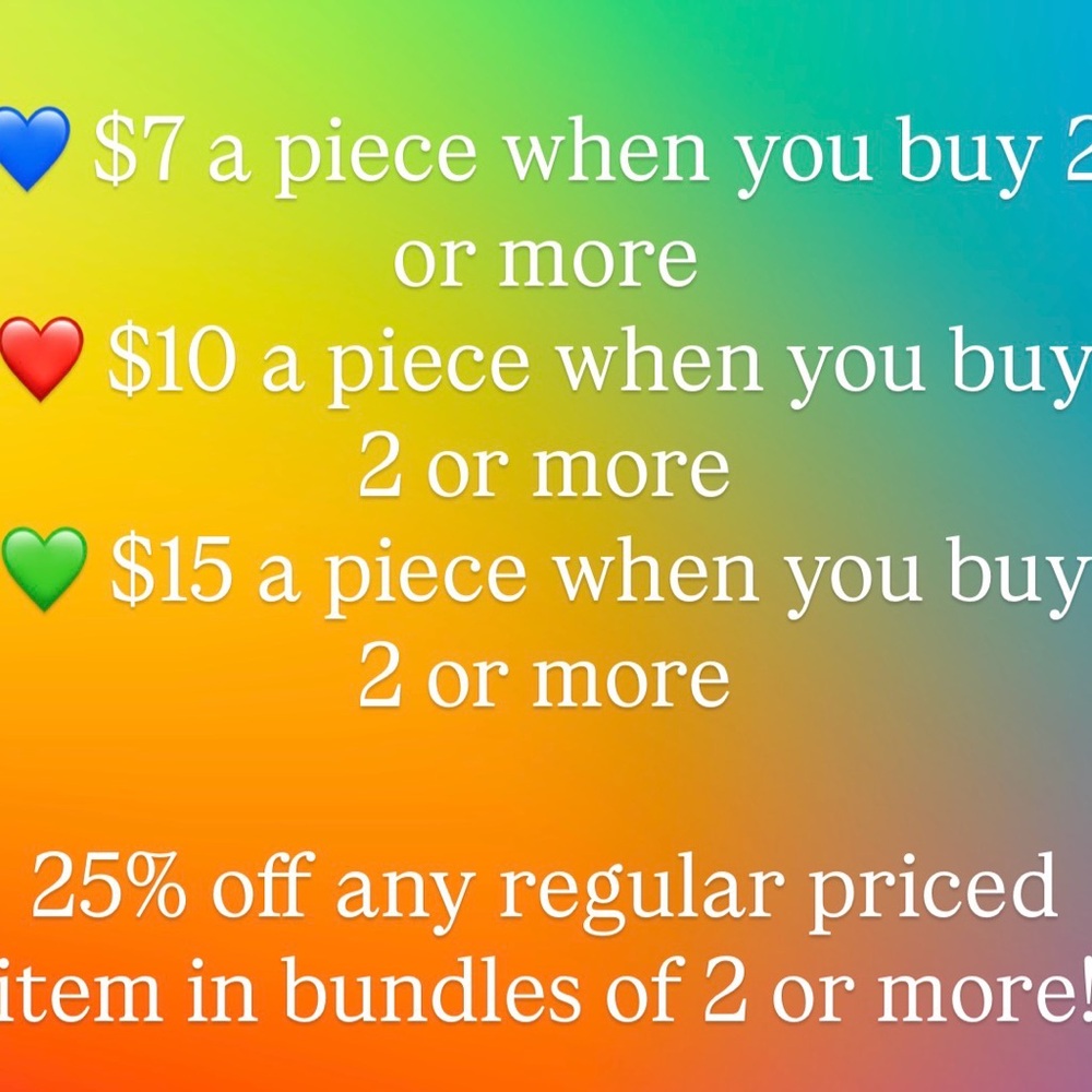 Closet clean out! Start a bundle and I’ll send the correct offer!